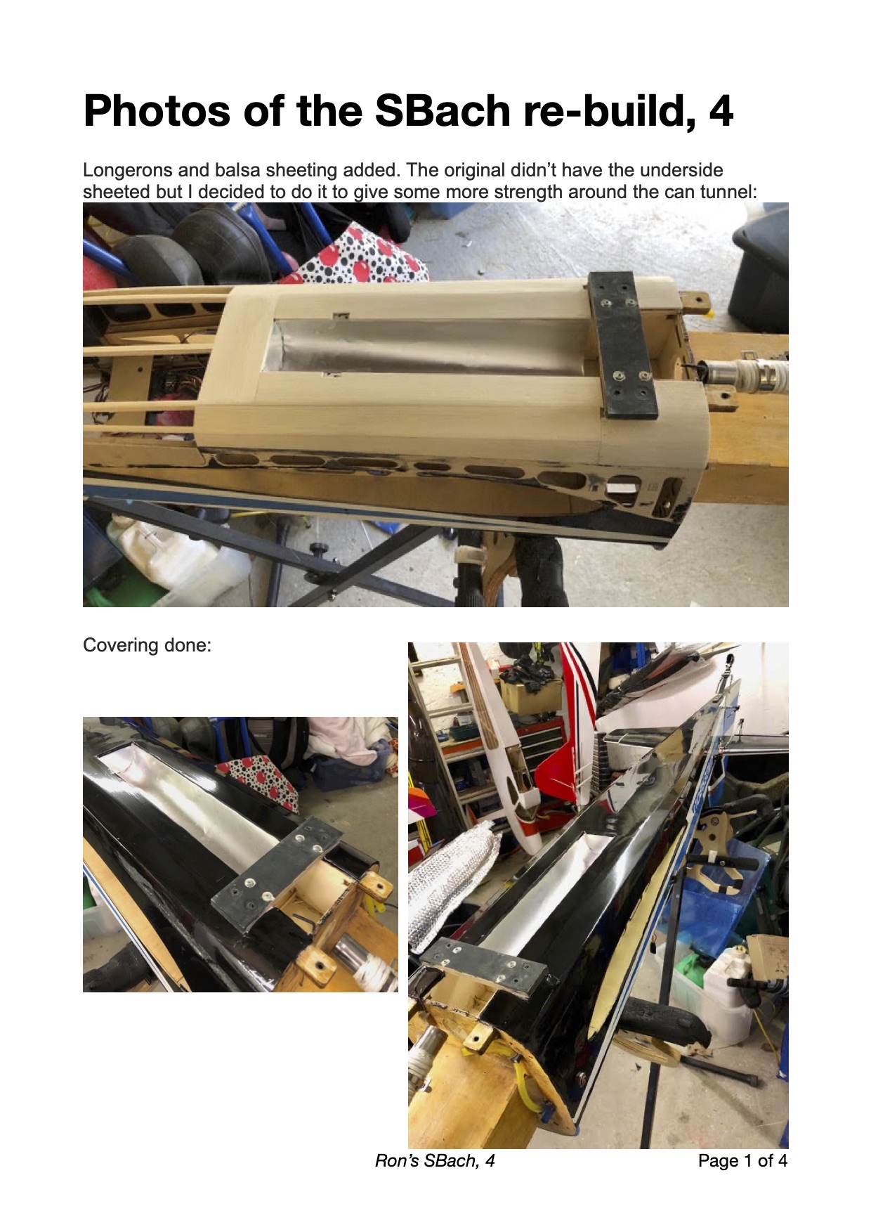 Ron G's SBach re-build, part 4
