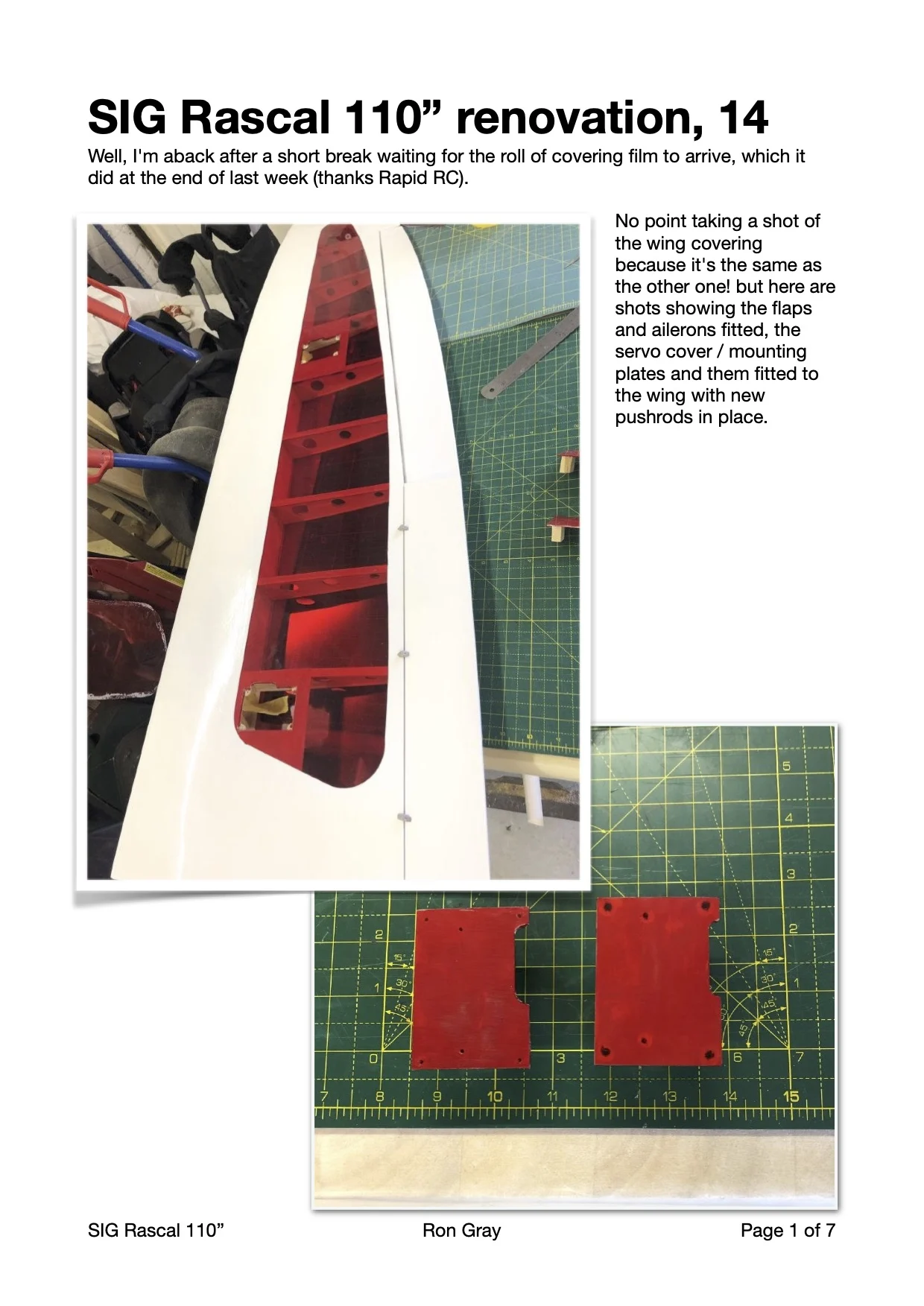 Ron G's Rascal renovation, part 14