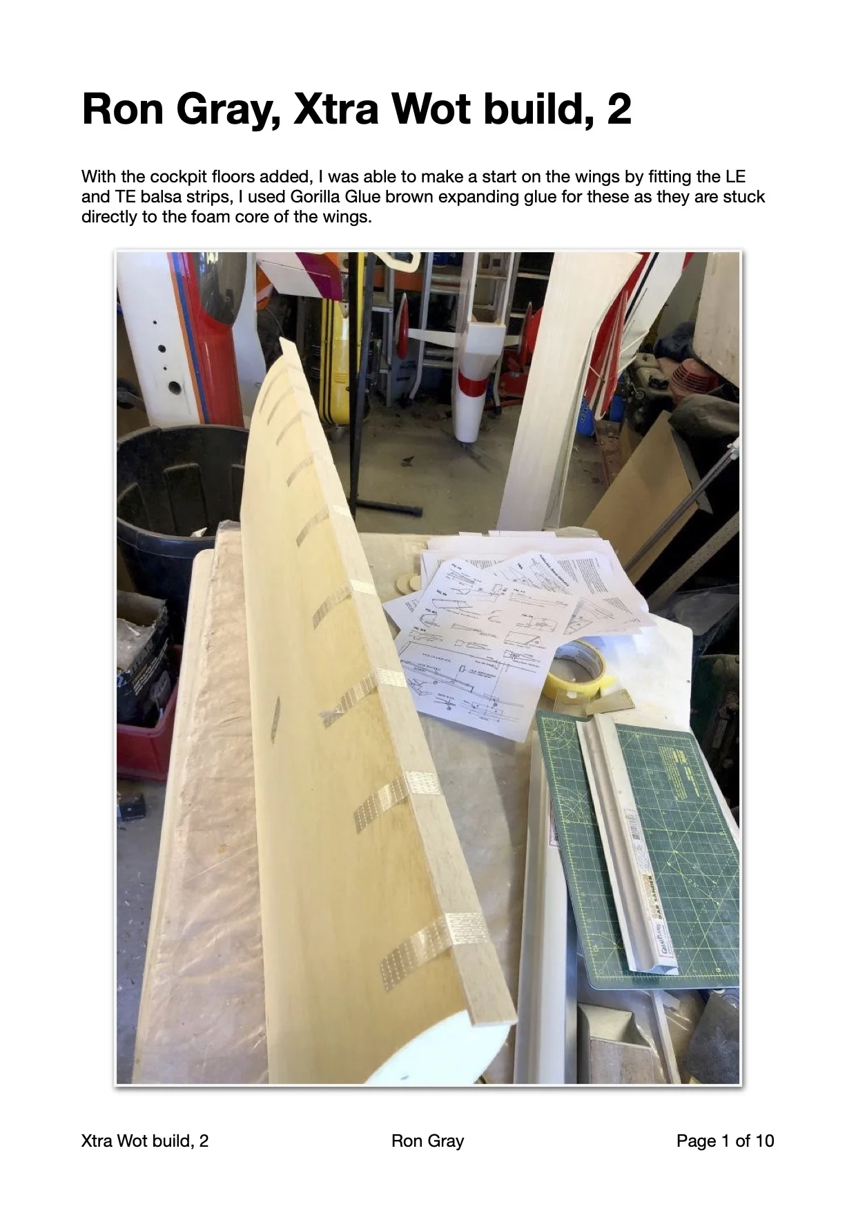 Ron Gray, Xtra Wot build, part 2