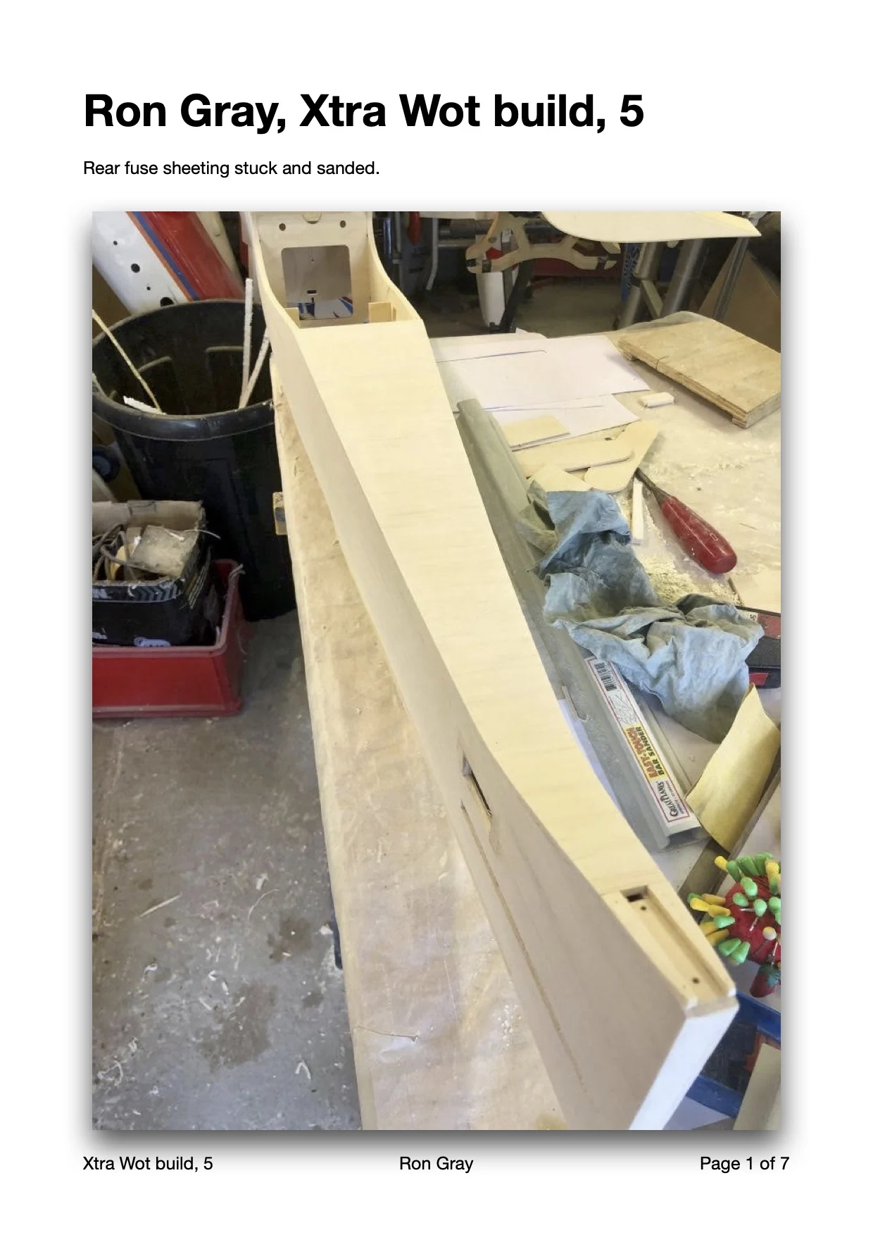 Ron Gray, Xtra Wot build, part 5